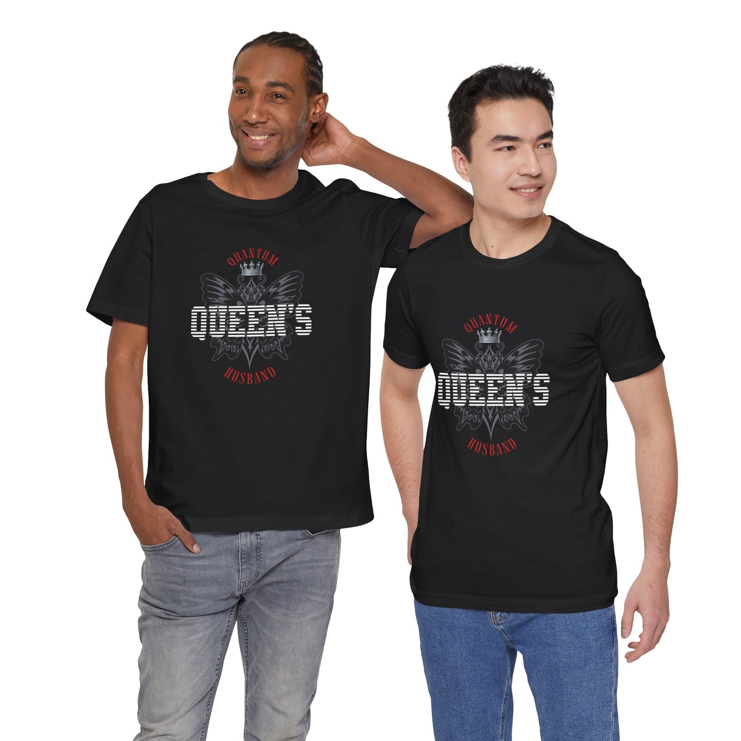 Quantum Queen’s Husband Tee Casual Shirt for Him, Gift for Husband, Cool Graphic Tee, Perfect for Celebrations