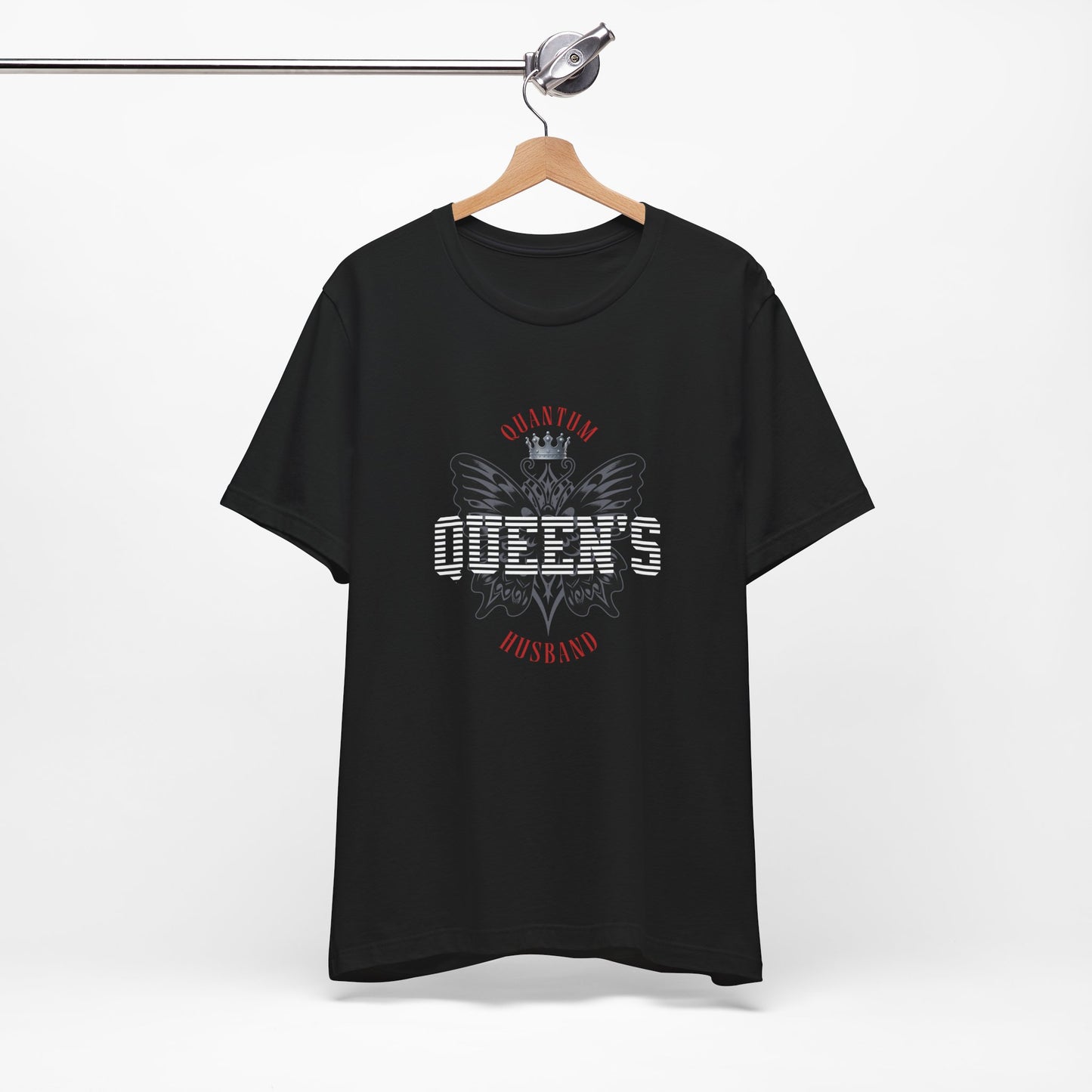 Quantum Queen’s Husband Tee Casual Shirt for Him, Gift for Husband, Cool Graphic Tee, Perfect for Celebrations