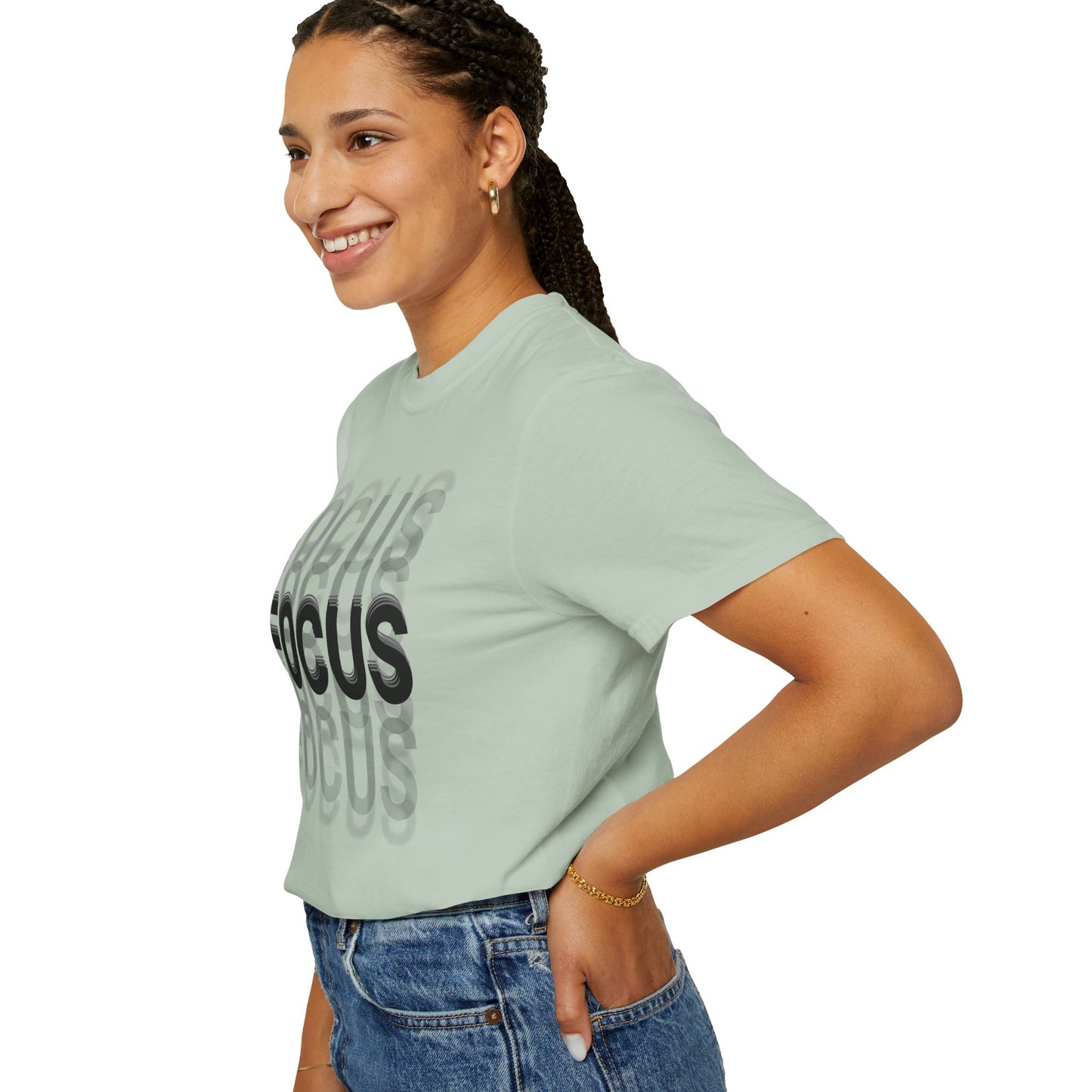 Unisex Focus Graphic T-Shirt - Casual Comfortable Tee for Motivation