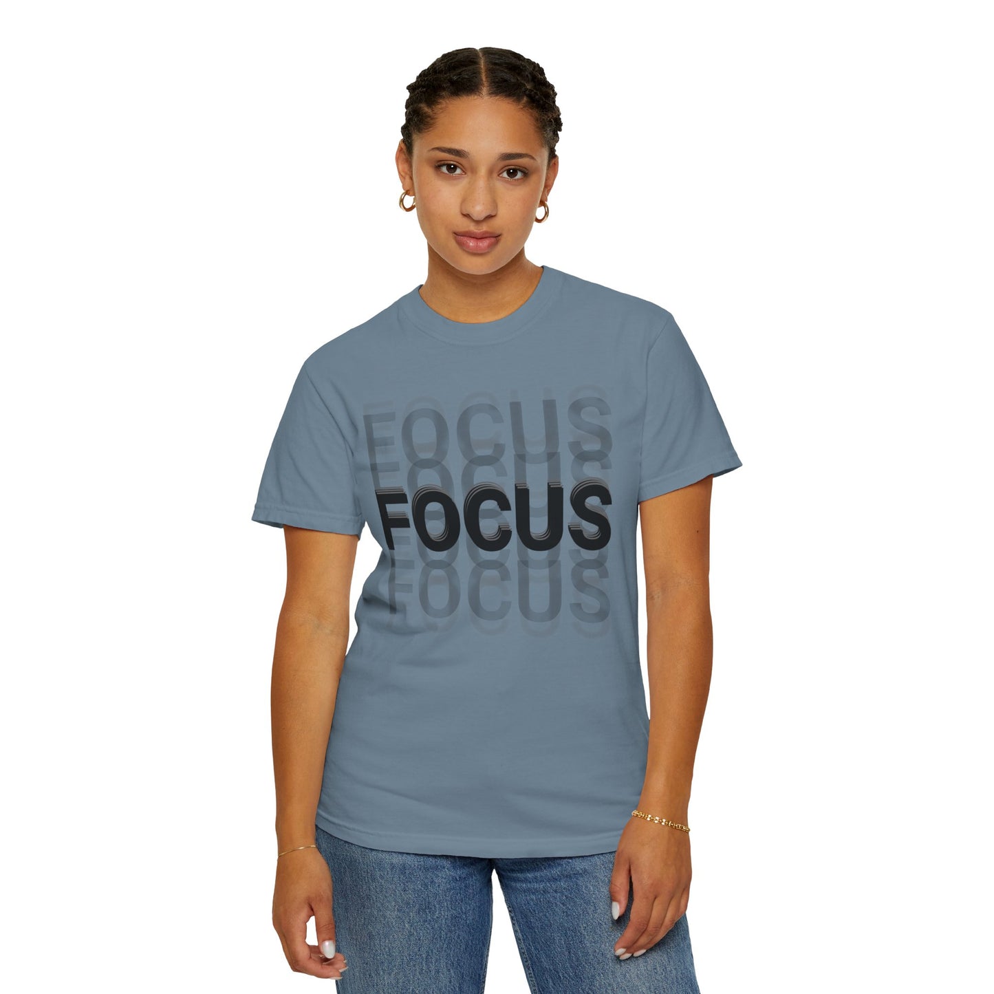 Unisex Focus Graphic T-Shirt - Casual Comfortable Tee for Motivation