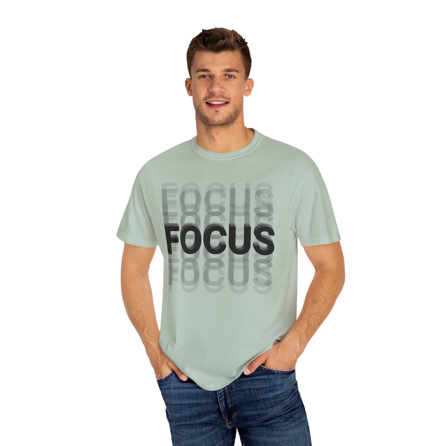 Unisex Focus Graphic T-Shirt - Casual Comfortable Tee for Motivation