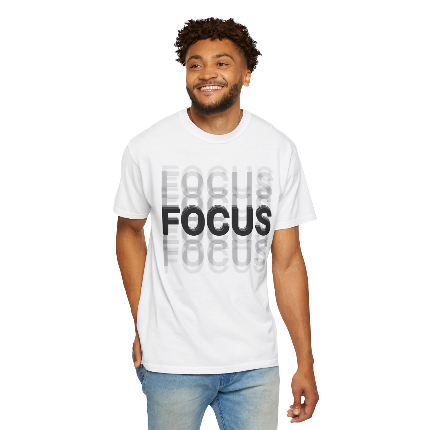 Unisex Focus Graphic T-Shirt - Casual Comfortable Tee for Motivation