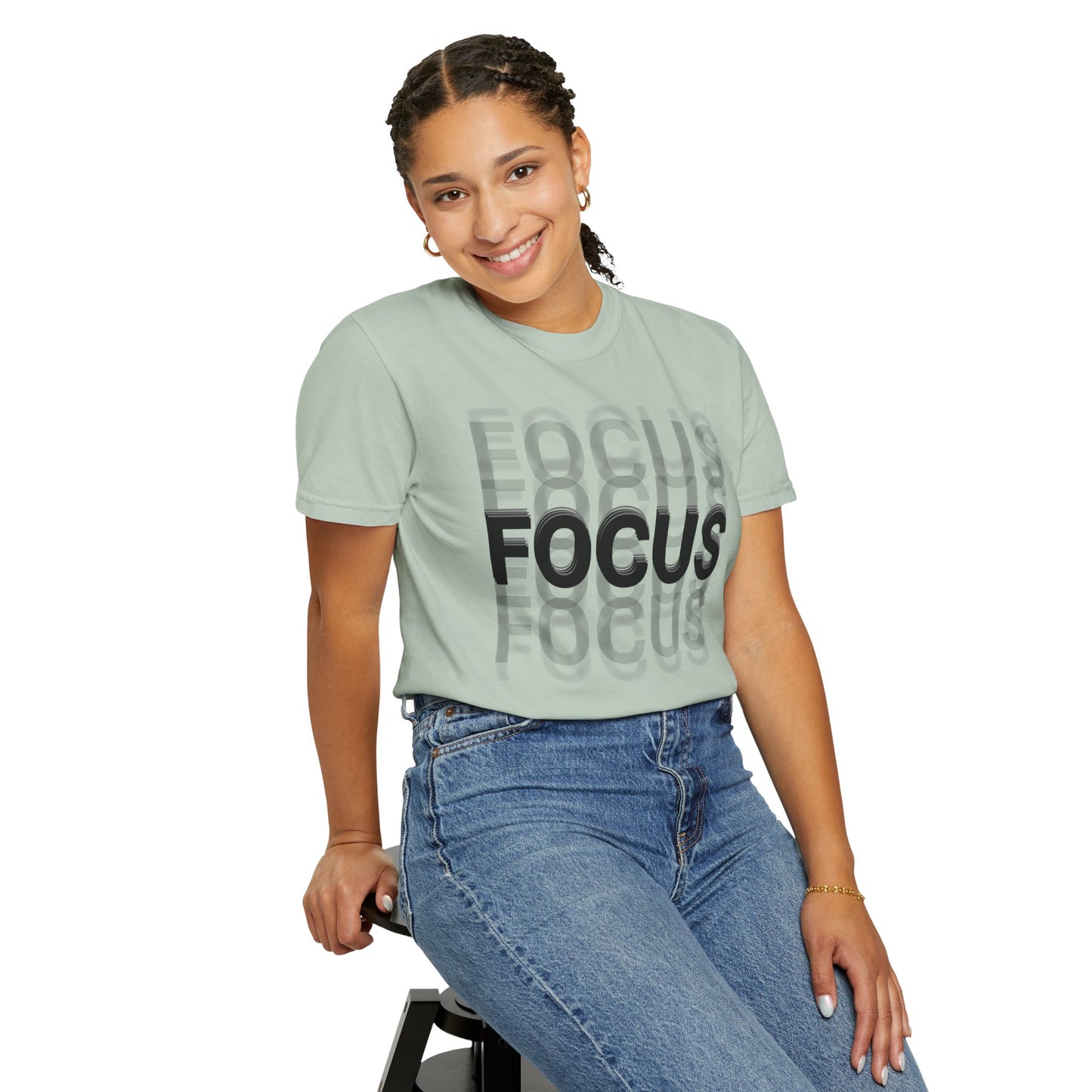Unisex Focus Graphic T-Shirt - Casual Comfortable Tee for Motivation