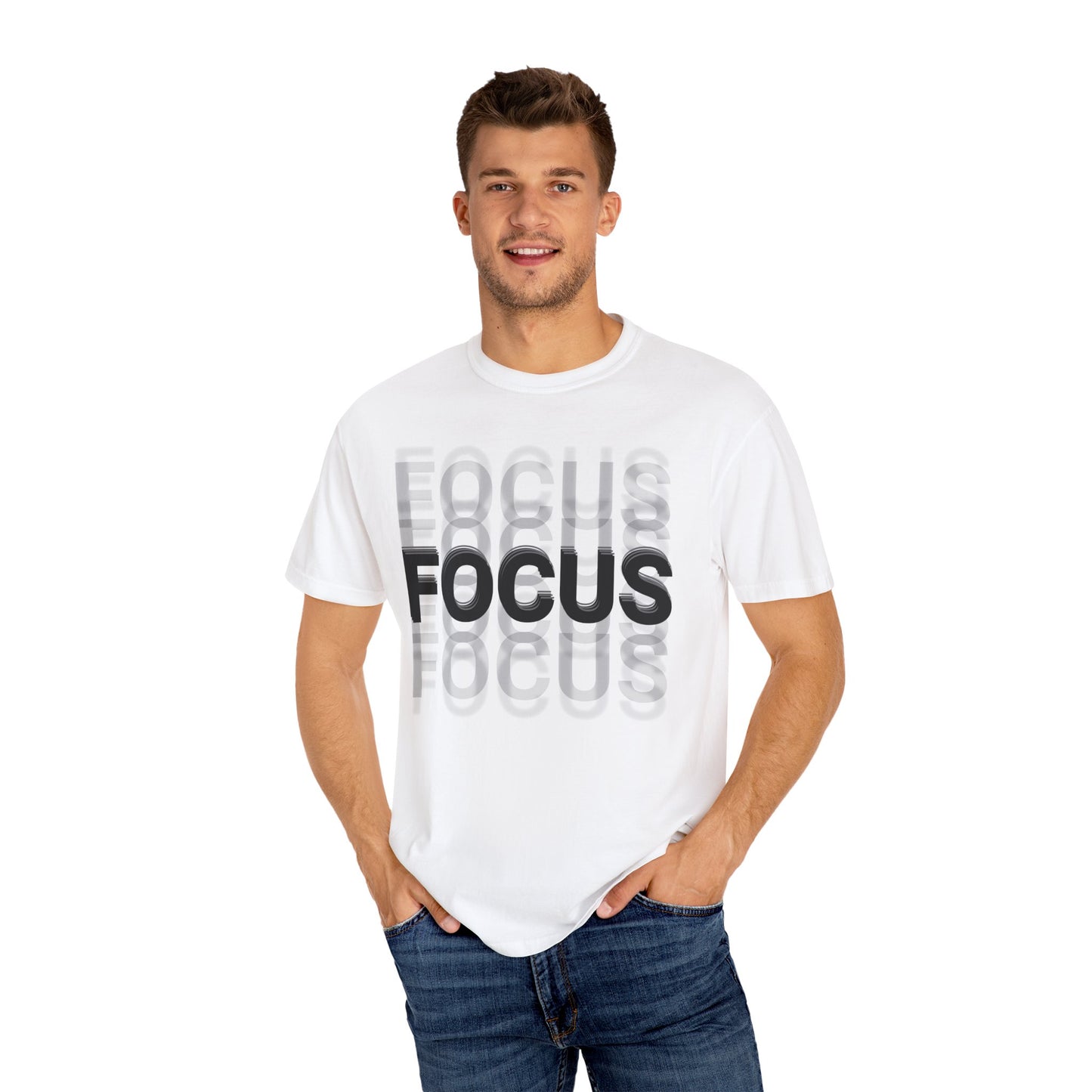 Unisex Focus Graphic T-Shirt - Casual Comfortable Tee for Motivation