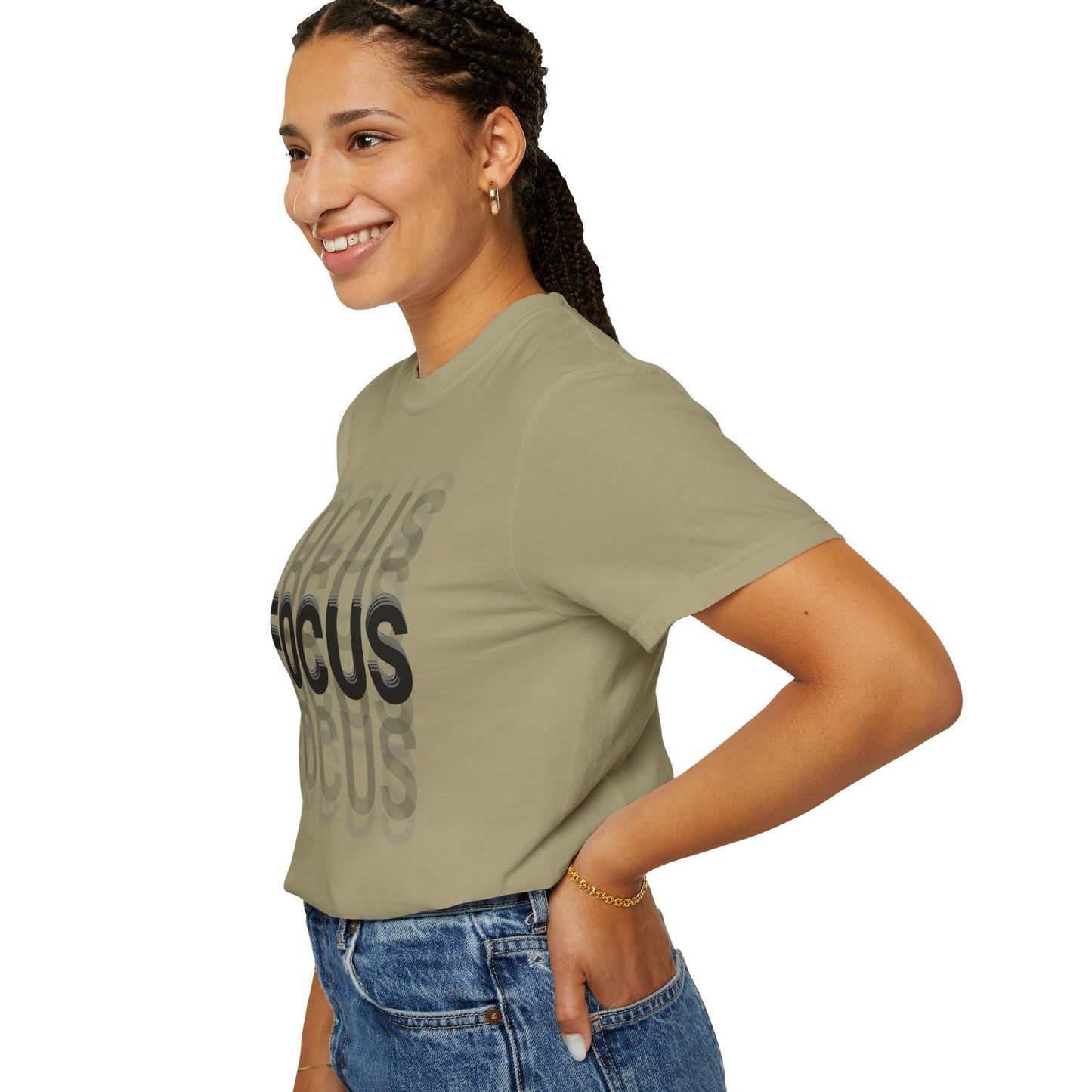 Unisex Focus Graphic T-Shirt - Casual Comfortable Tee for Motivation