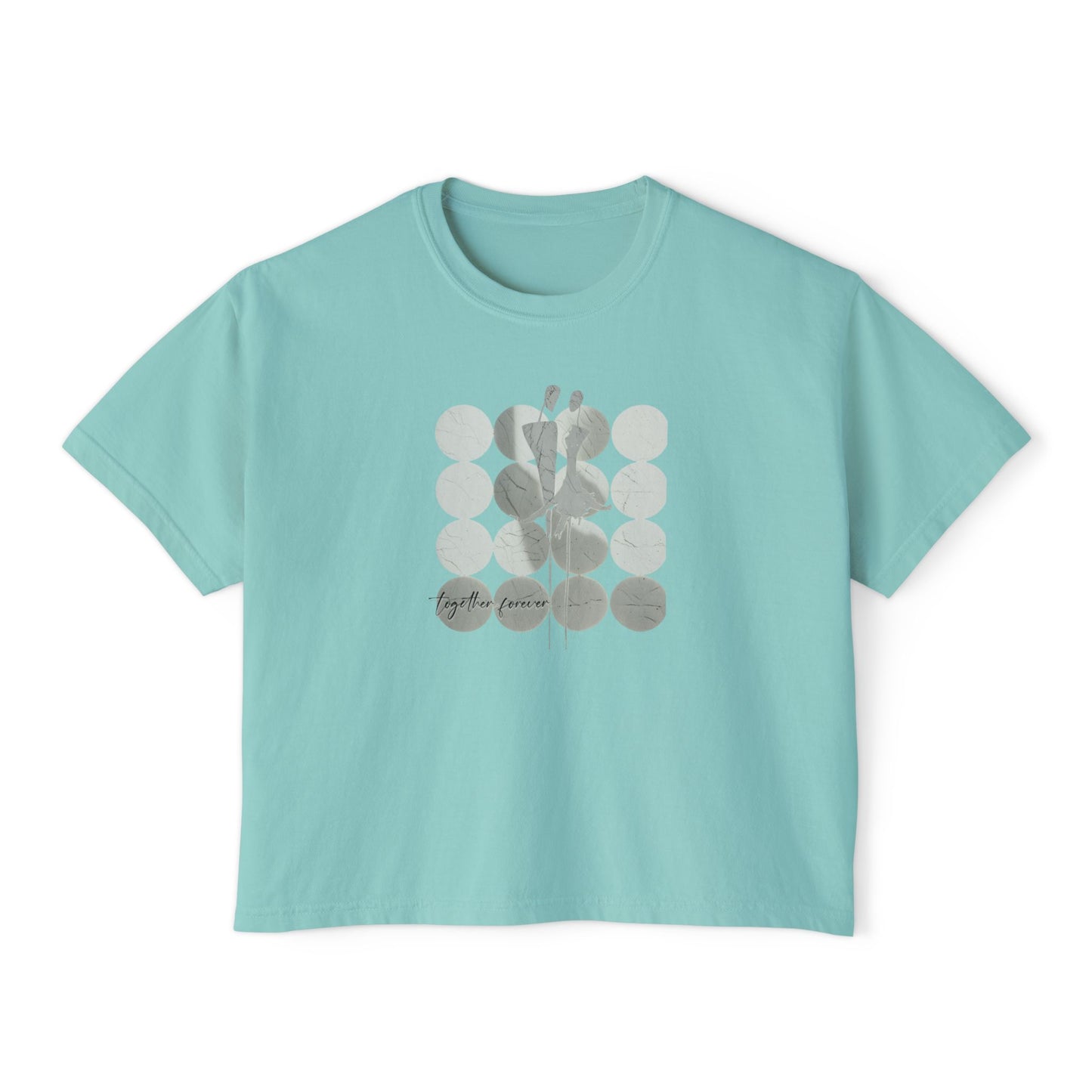 Women's Boxy Tee - Together Forever Graphic Shirt