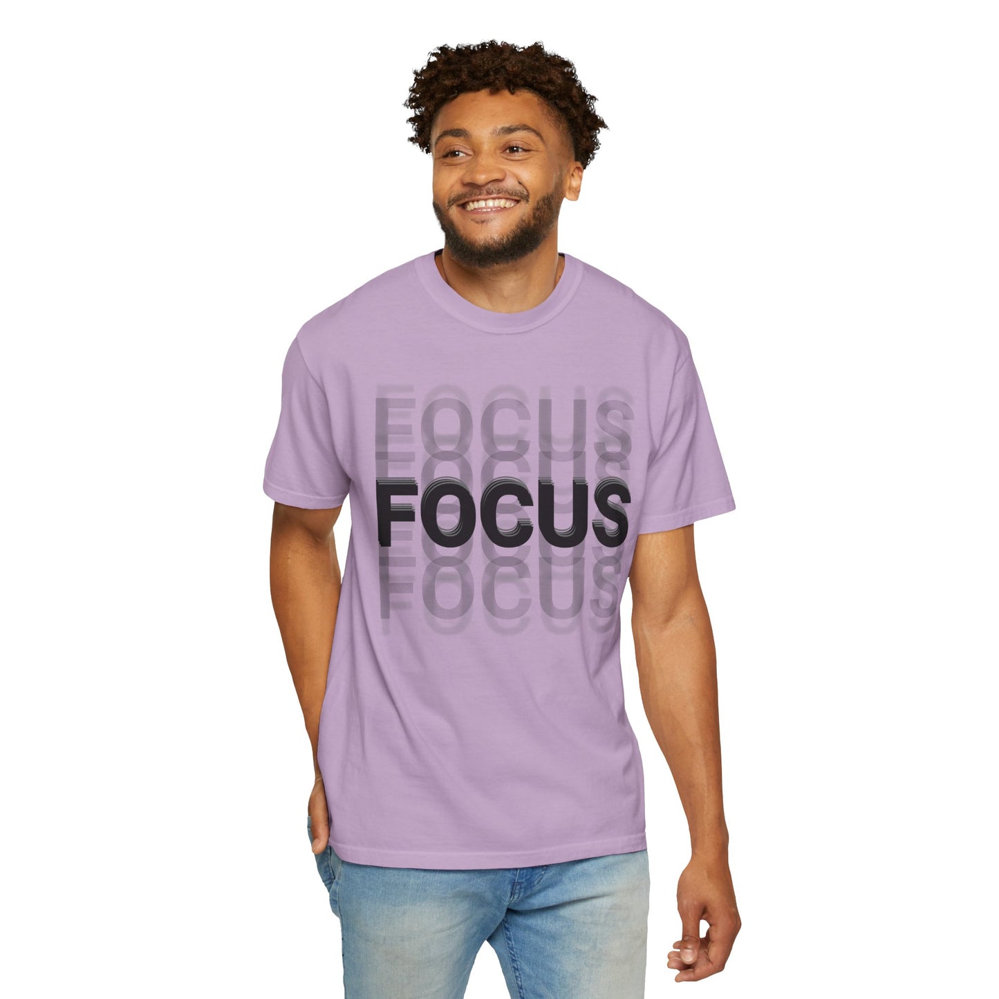 Unisex Focus Graphic T-Shirt - Casual Comfortable Tee for Motivation