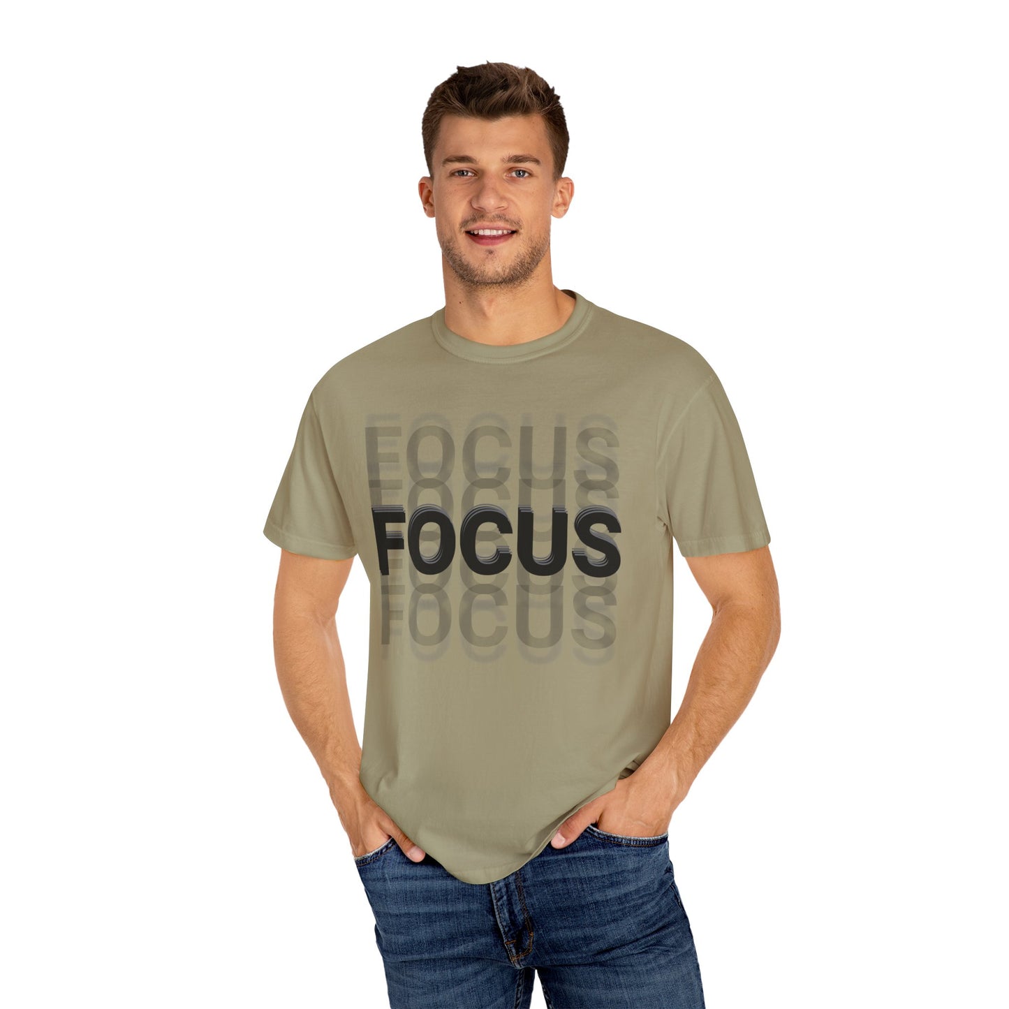 Unisex Focus Graphic T-Shirt - Casual Comfortable Tee for Motivation