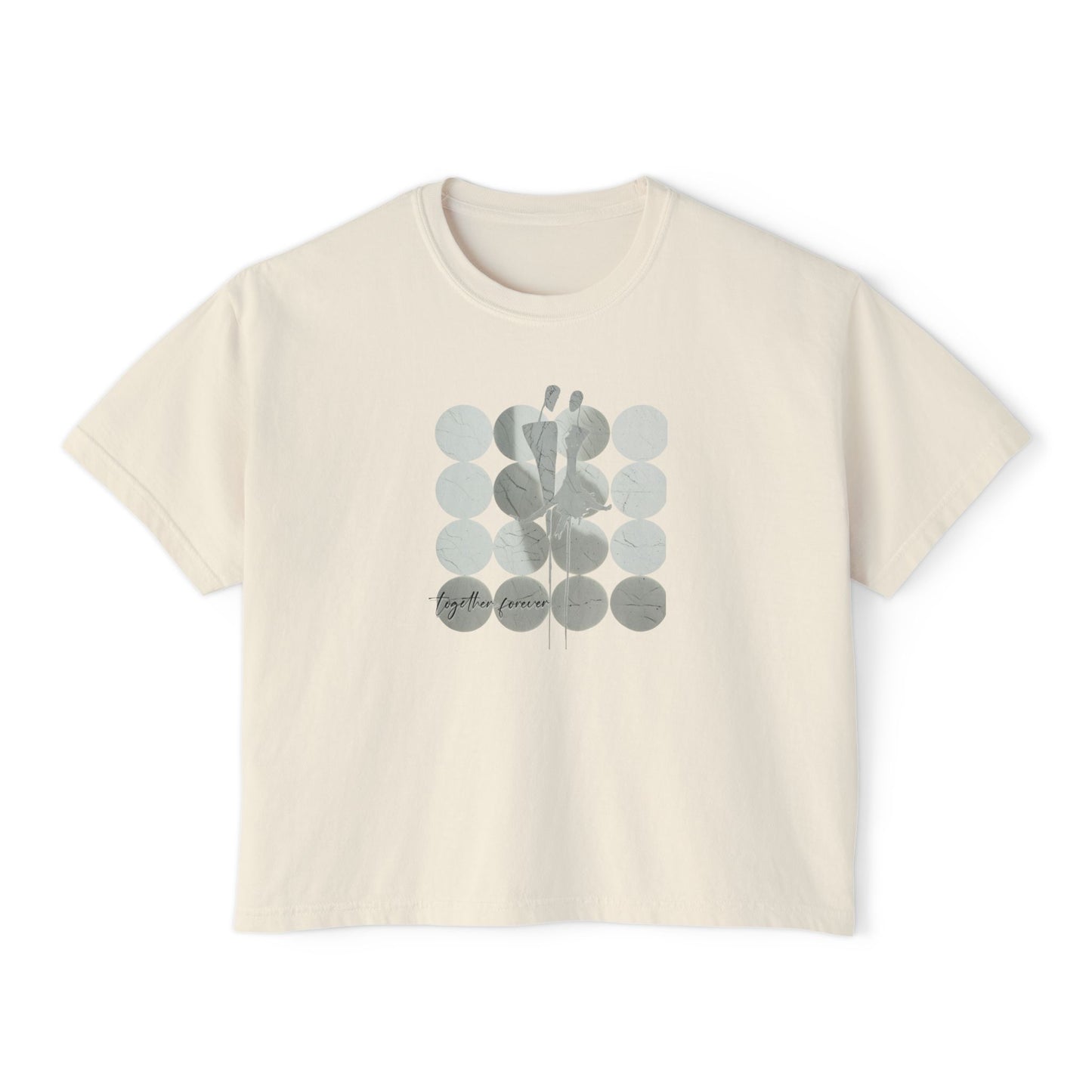 Women's Boxy Tee - Together Forever Graphic Shirt