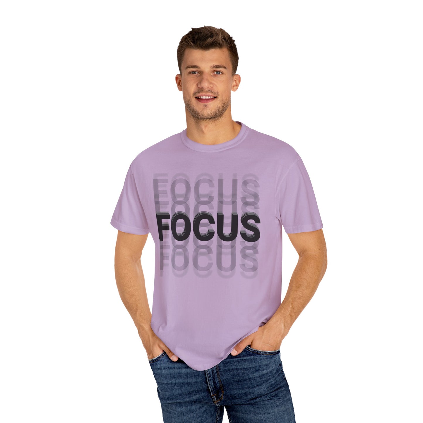 Unisex Focus Graphic T-Shirt - Casual Comfortable Tee for Motivation