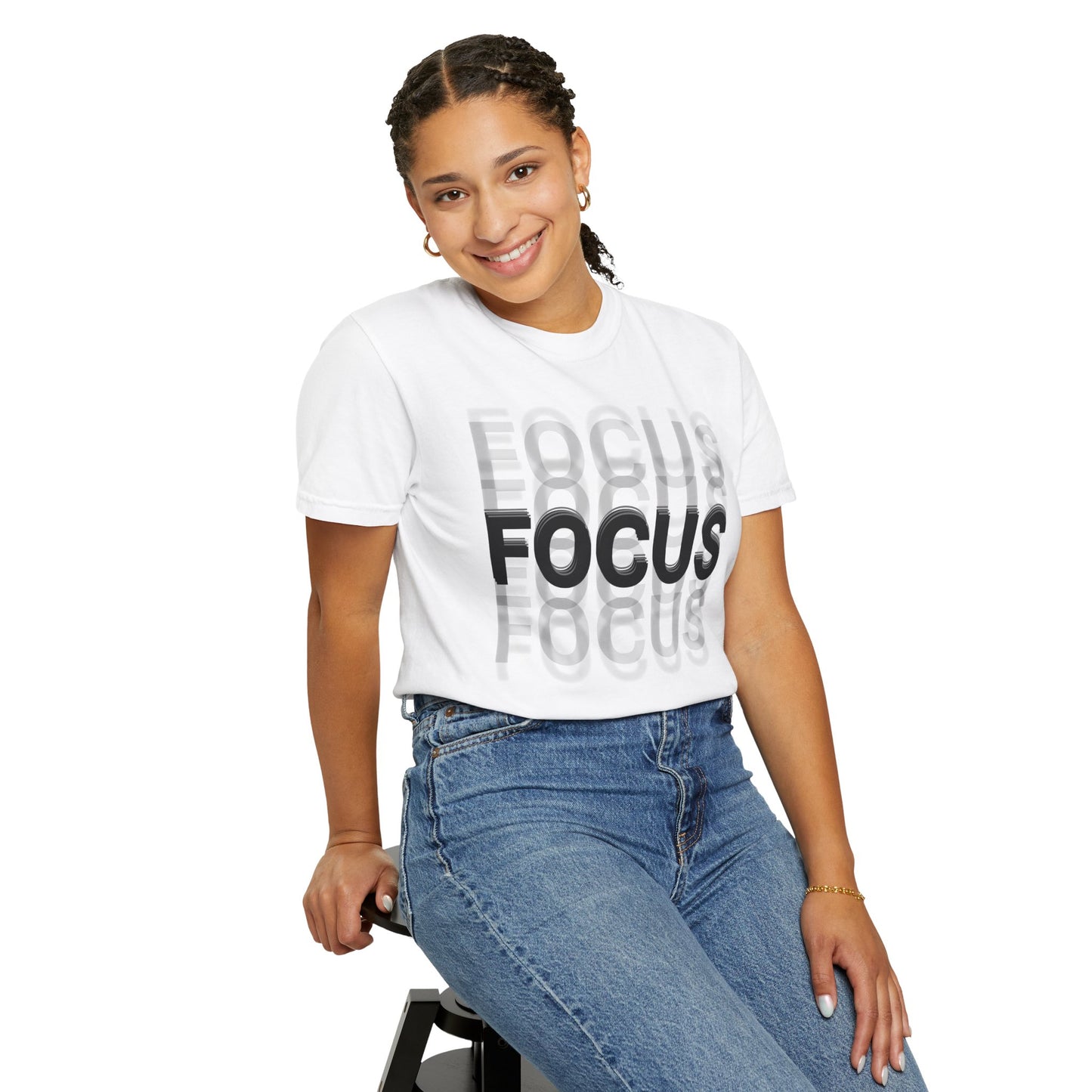 Unisex Focus Graphic T-Shirt - Casual Comfortable Tee for Motivation