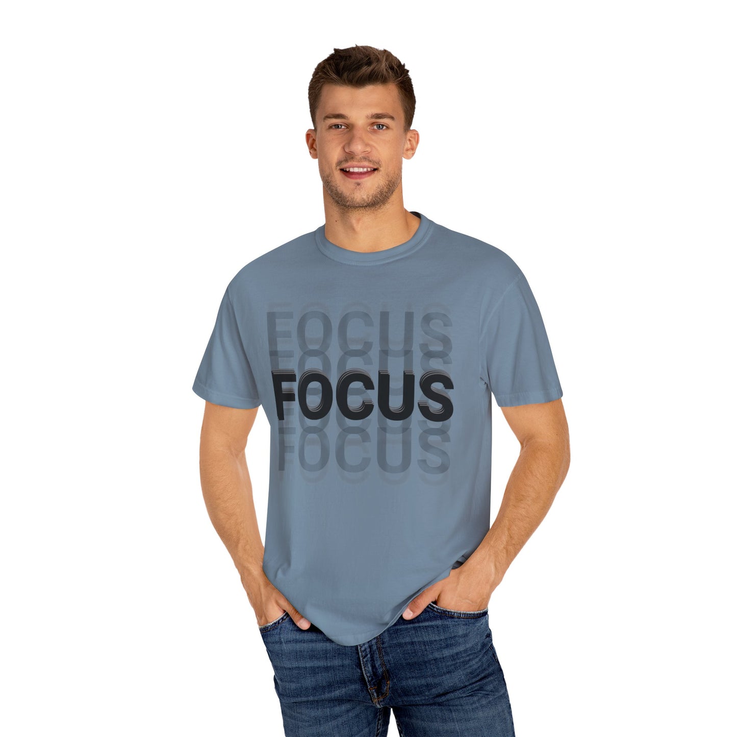 Unisex Focus Graphic T-Shirt - Casual Comfortable Tee for Motivation