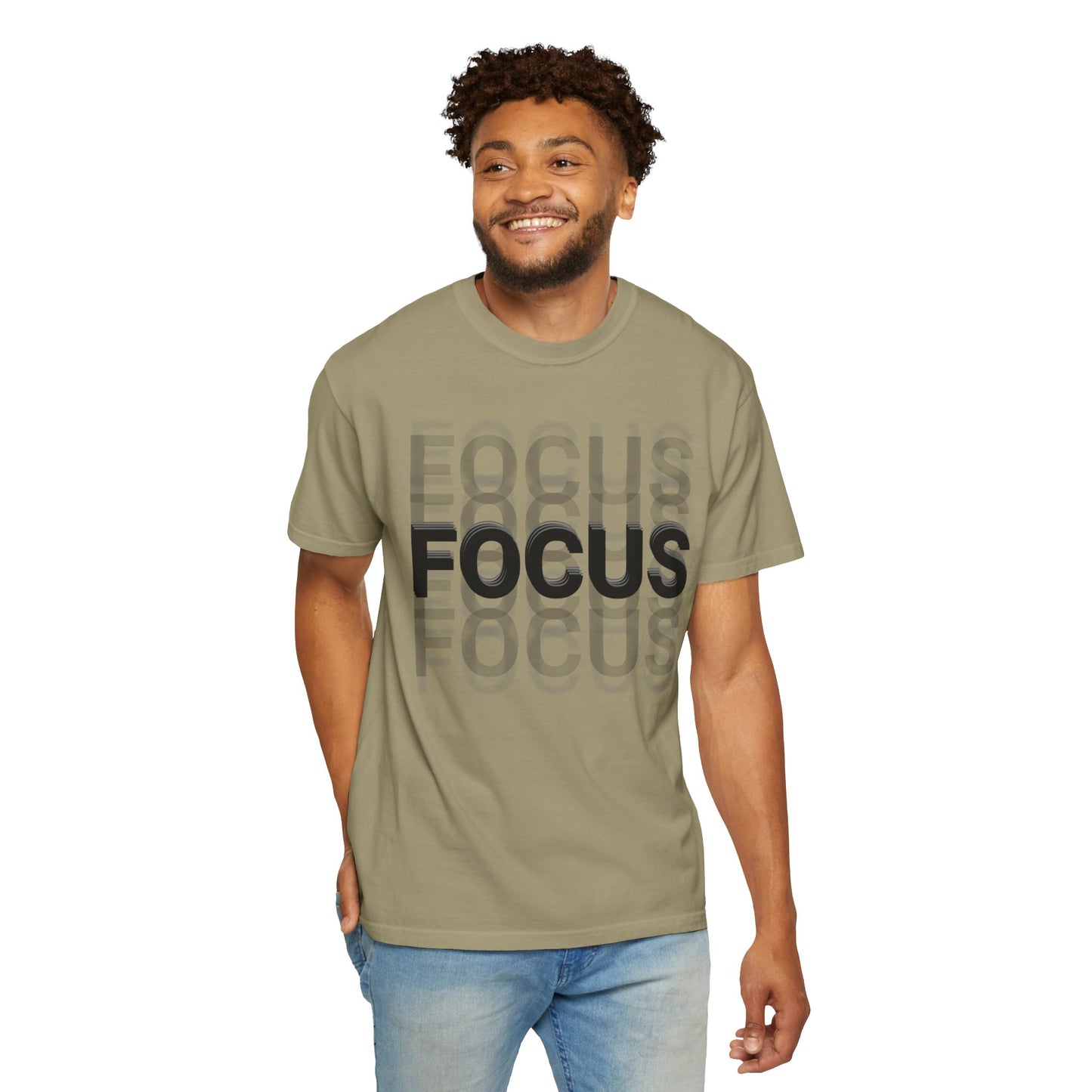 Unisex Focus Graphic T-Shirt - Casual Comfortable Tee for Motivation