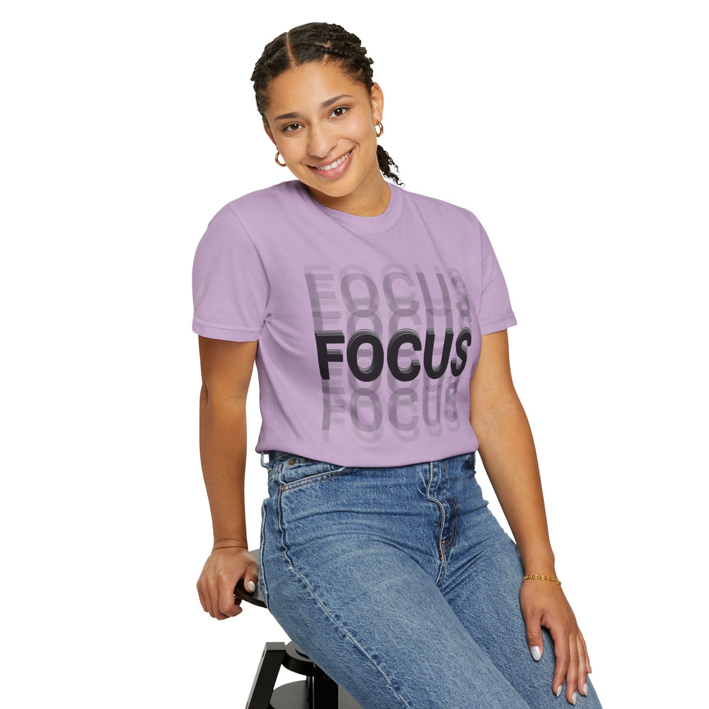 Unisex Focus Graphic T-Shirt - Casual Comfortable Tee for Motivation