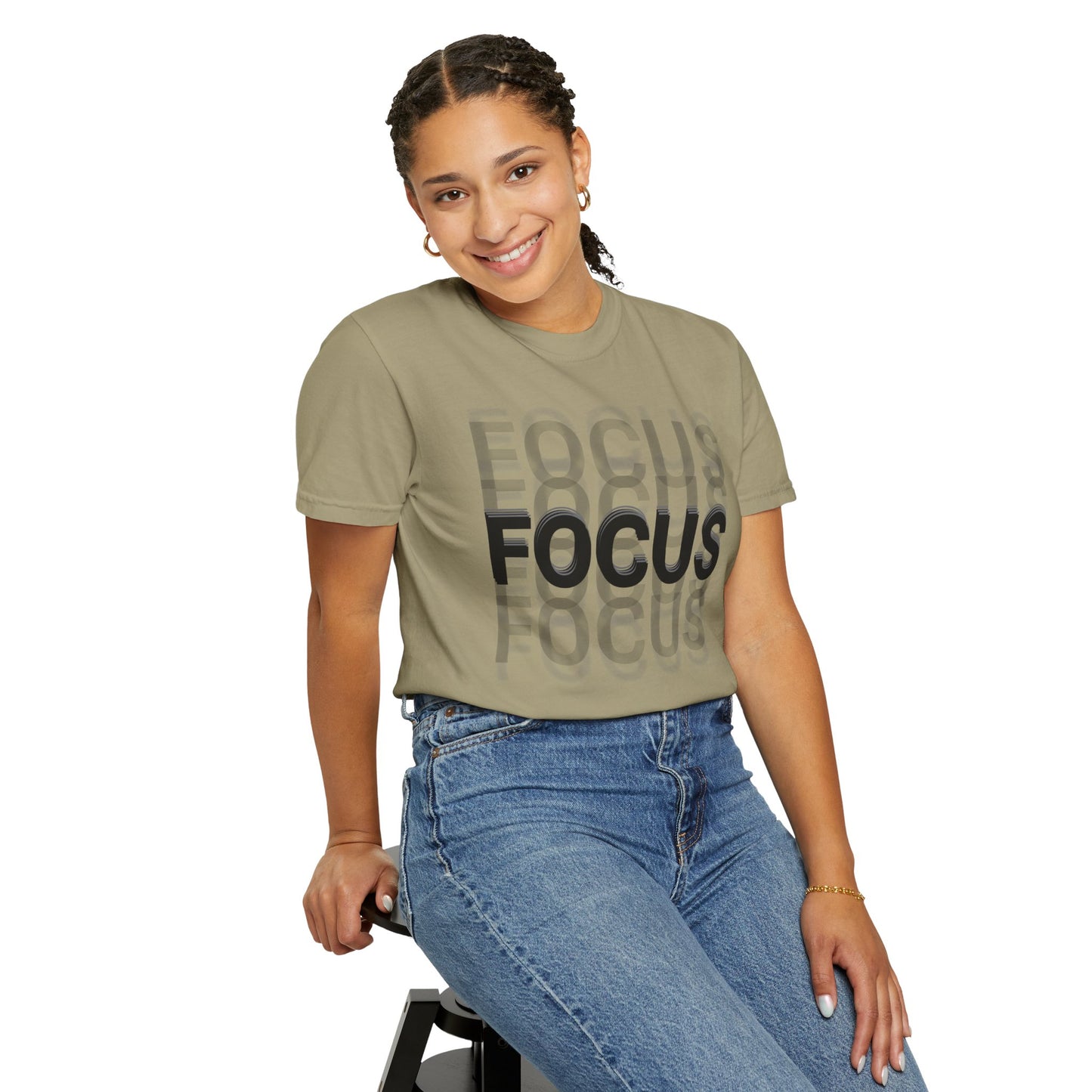 Unisex Focus Graphic T-Shirt - Casual Comfortable Tee for Motivation