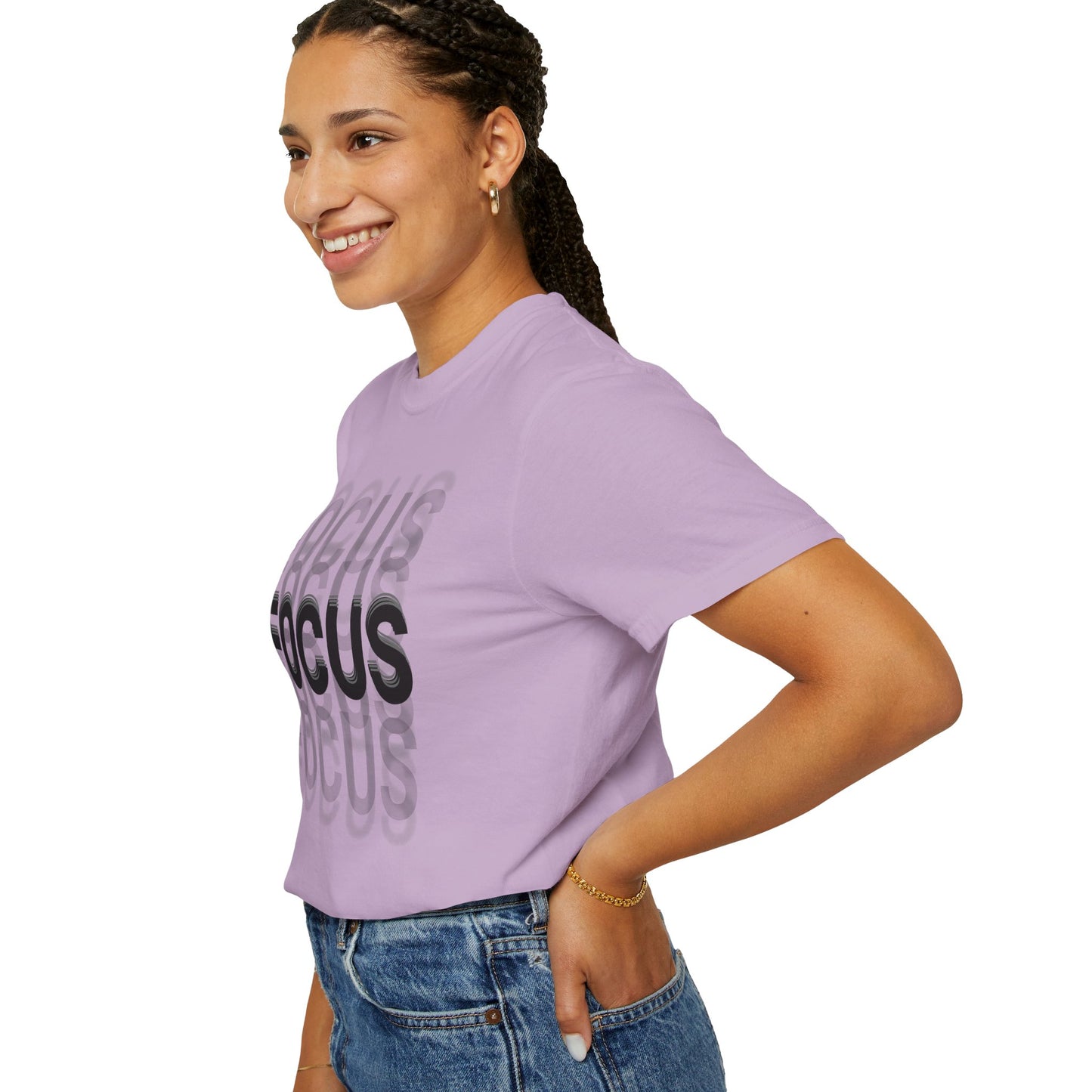 Unisex Focus Graphic T-Shirt - Casual Comfortable Tee for Motivation