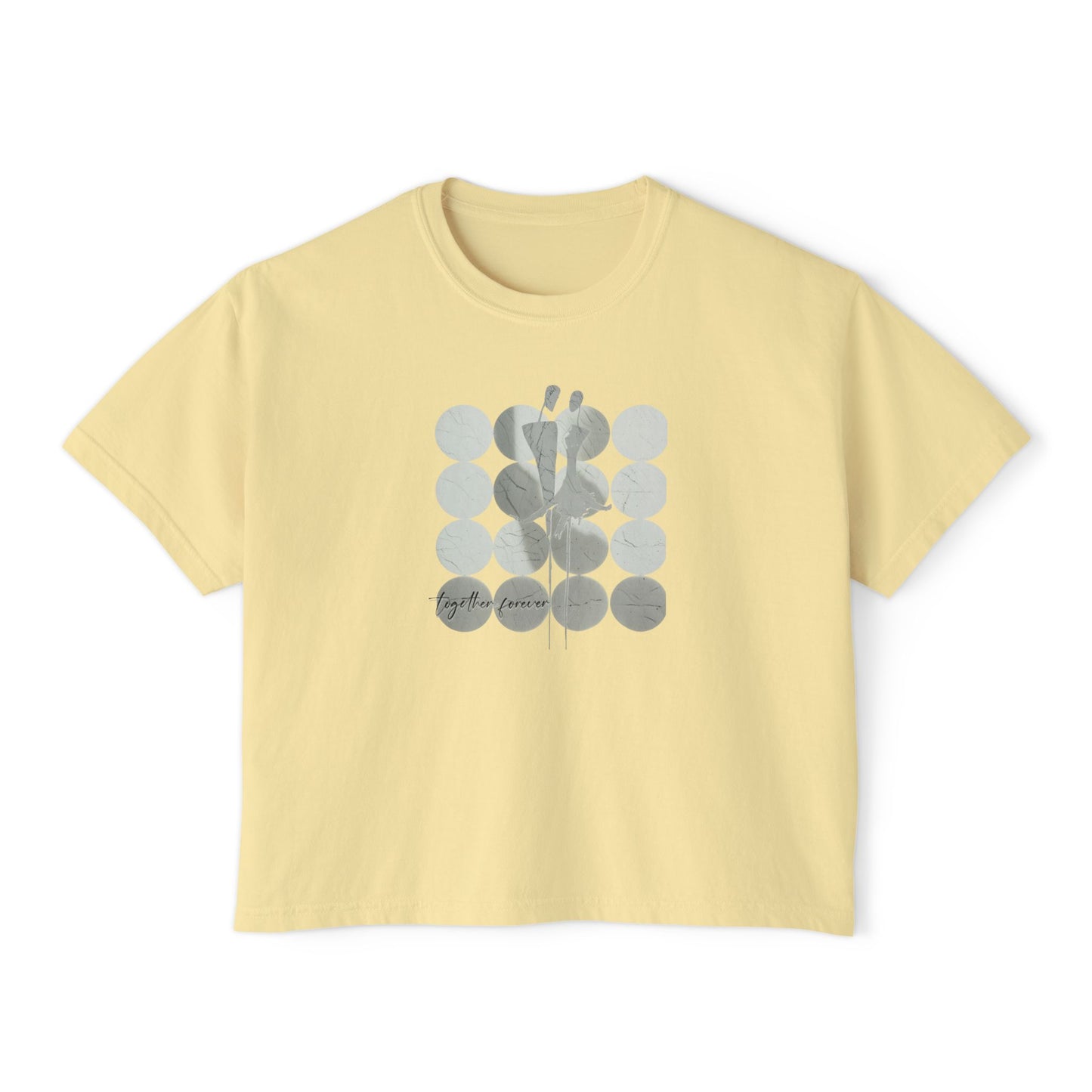 Women's Boxy Tee - Together Forever Graphic Shirt