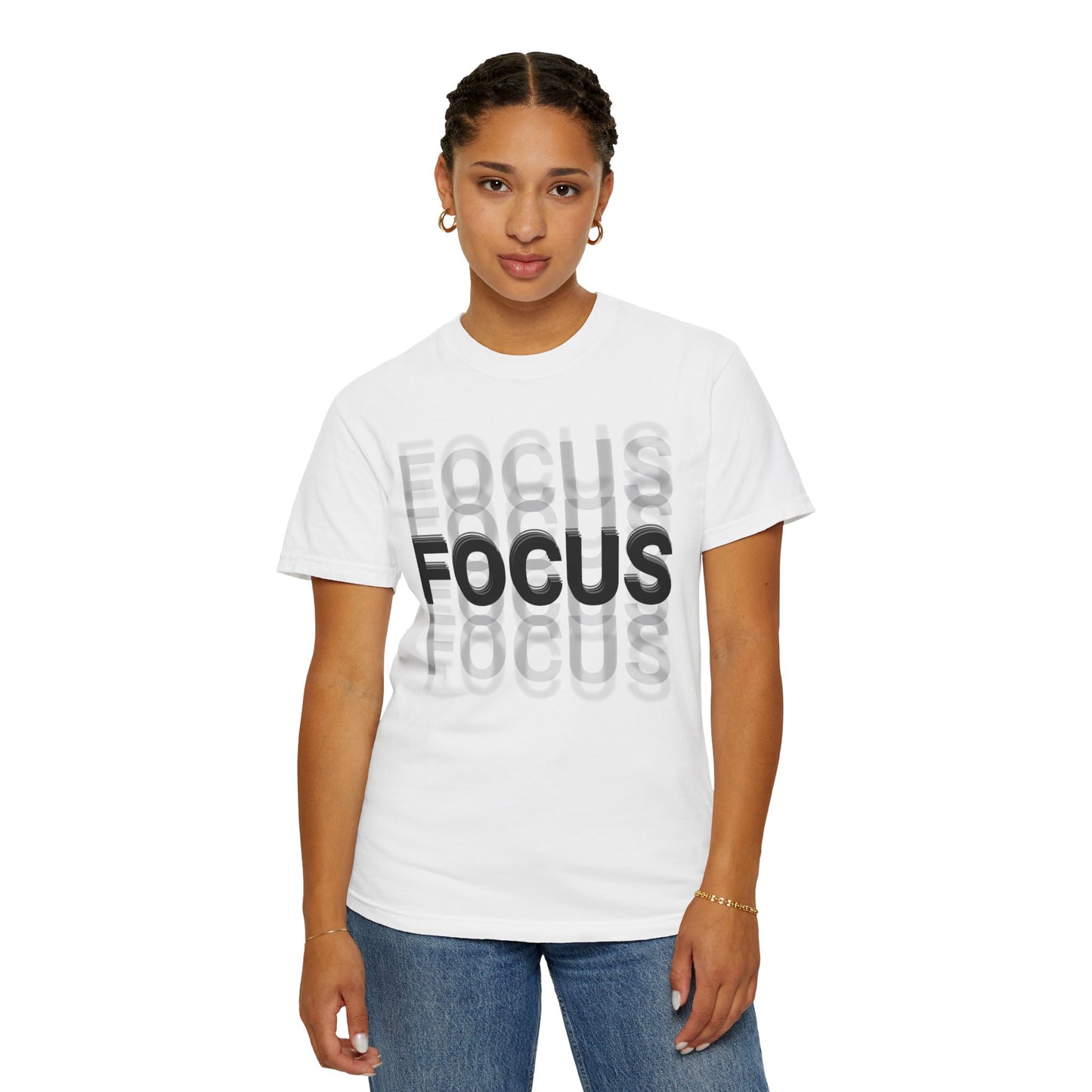 Unisex Focus Graphic T-Shirt - Casual Comfortable Tee for Motivation