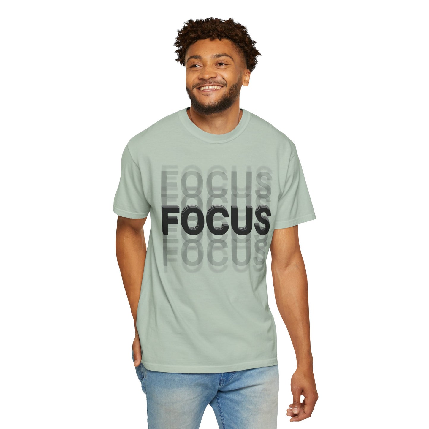 Unisex Focus Graphic T-Shirt - Casual Comfortable Tee for Motivation