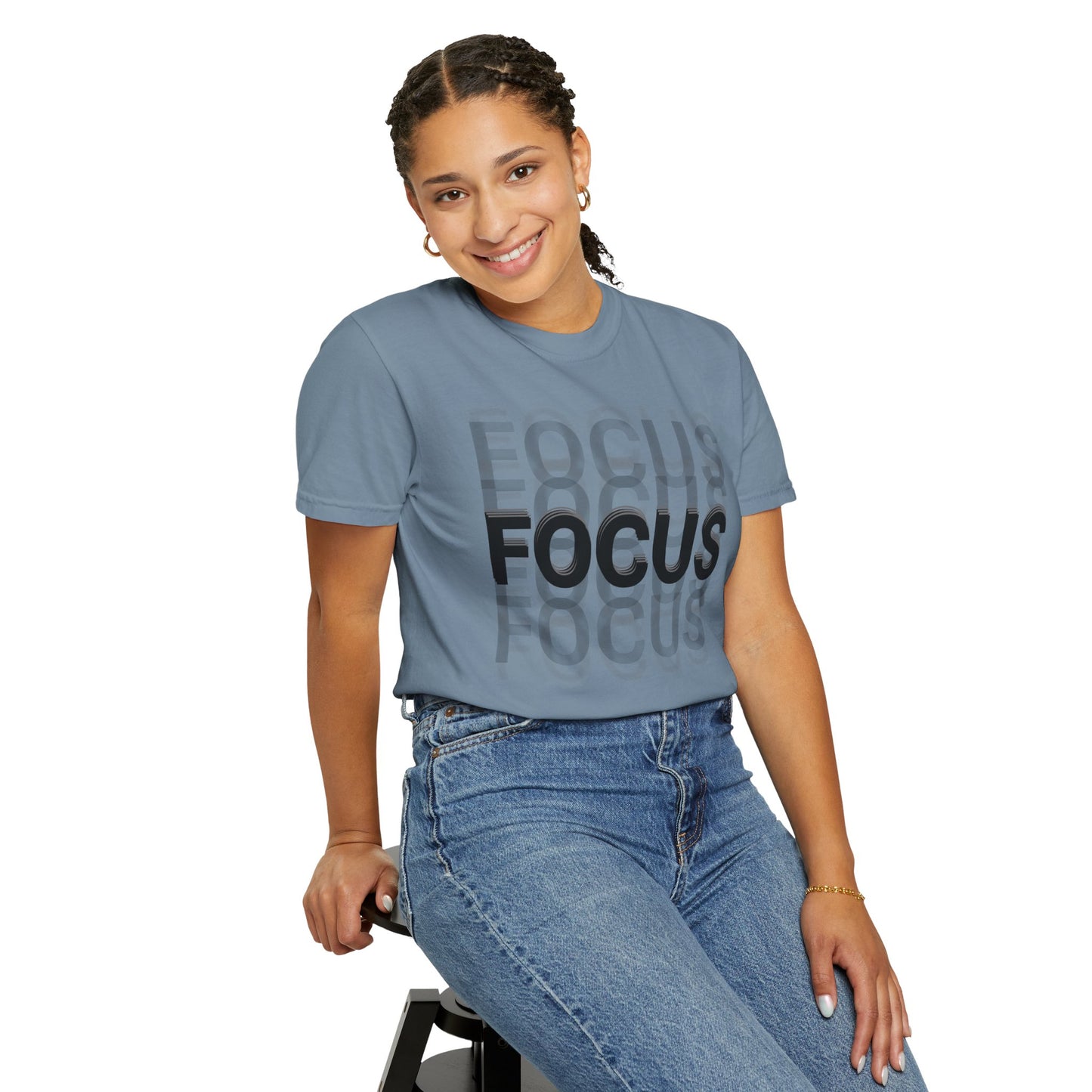 Unisex Focus Graphic T-Shirt - Casual Comfortable Tee for Motivation