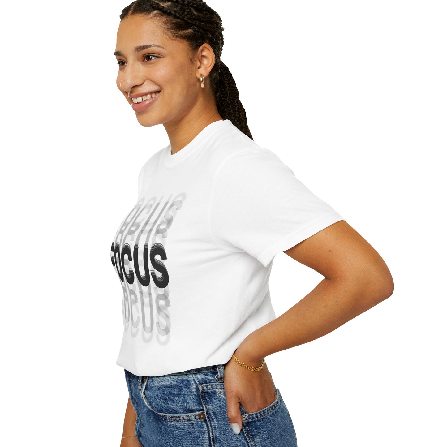 Unisex Focus Graphic T-Shirt - Casual Comfortable Tee for Motivation