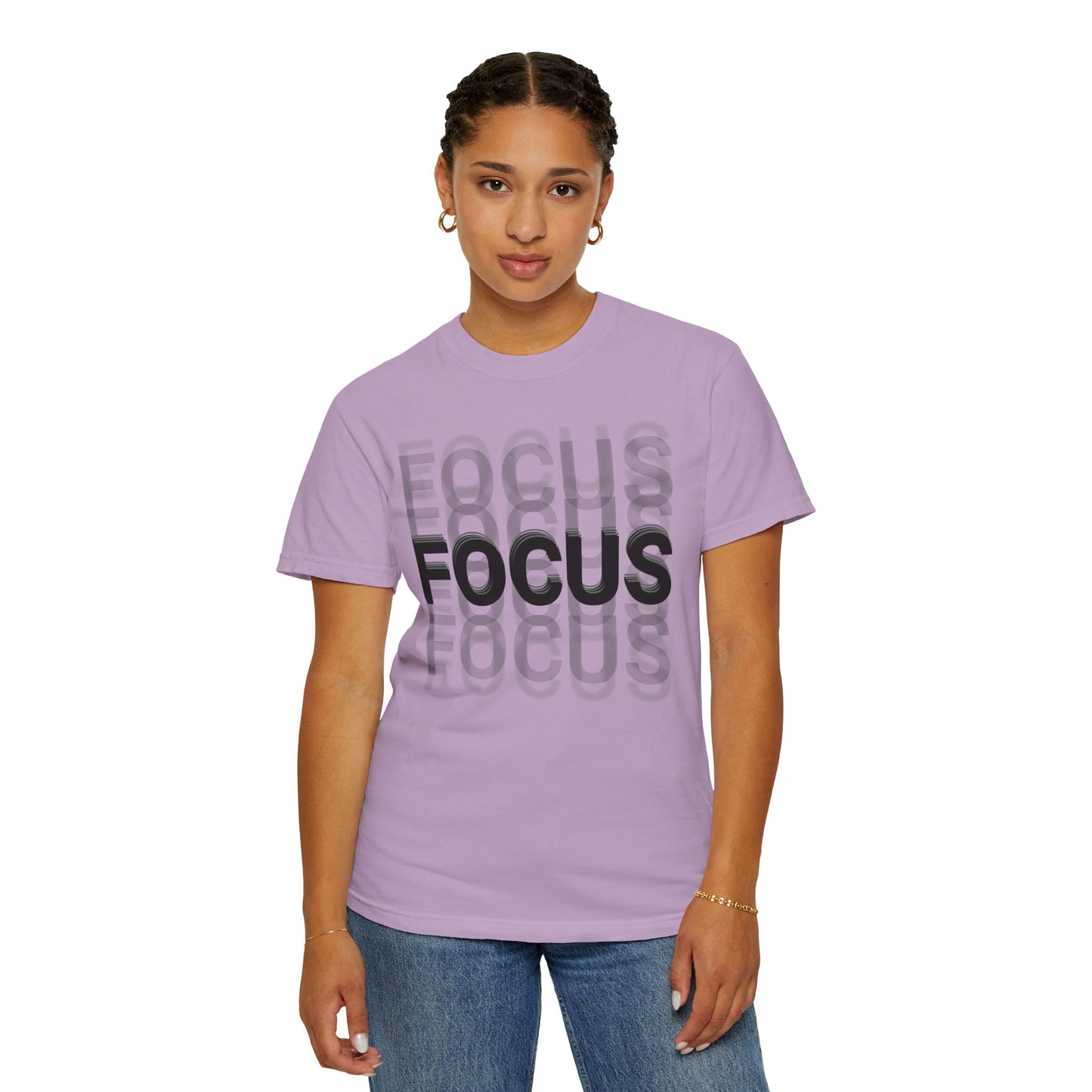 Unisex Focus Graphic T-Shirt - Casual Comfortable Tee for Motivation