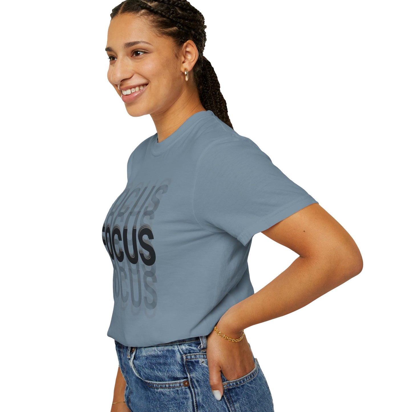 Unisex Focus Graphic T-Shirt - Casual Comfortable Tee for Motivation