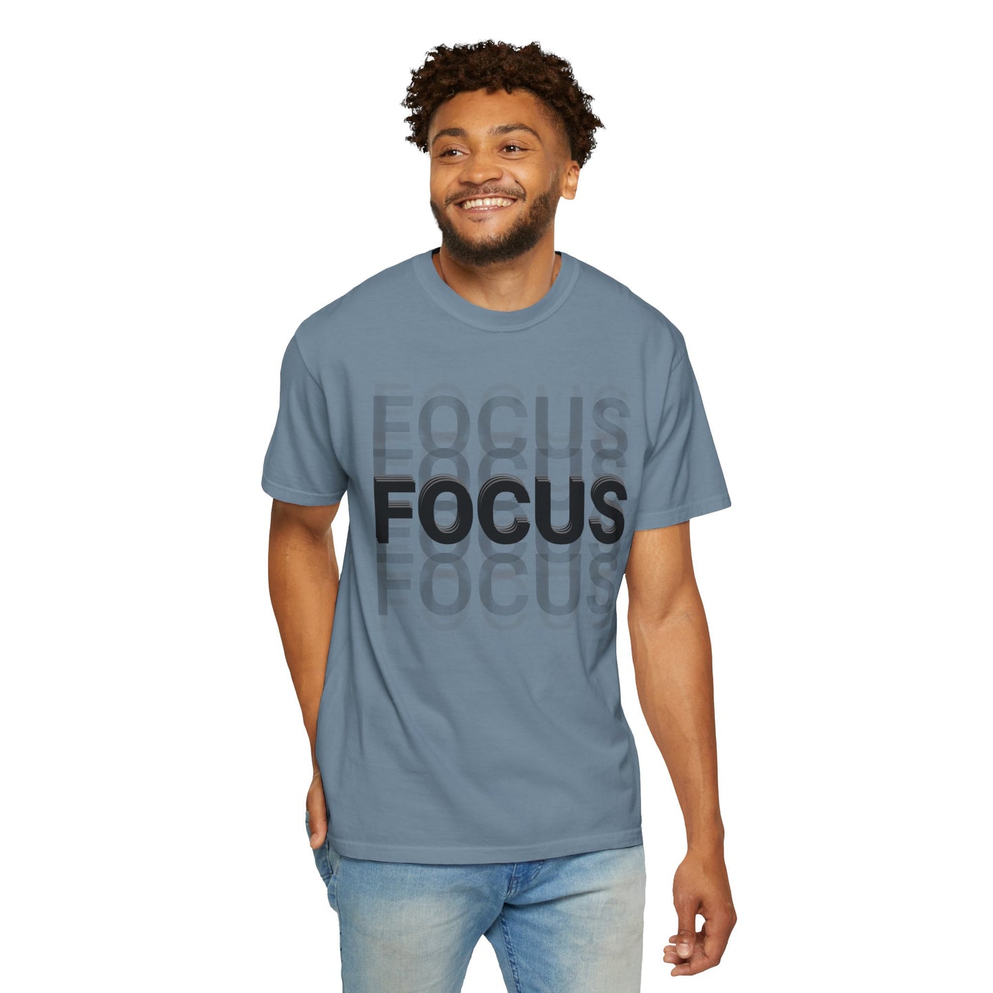 Unisex Focus Graphic T-Shirt - Casual Comfortable Tee for Motivation
